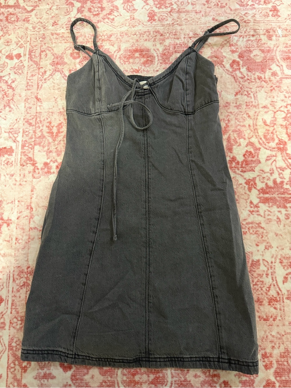Hollister Black Mini Dress with Spaghetti Straps